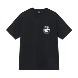 Stussy Beach Roots Pigment Dyed Tee – Black