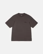 STUSSY LAZY TEE FADED BLACK