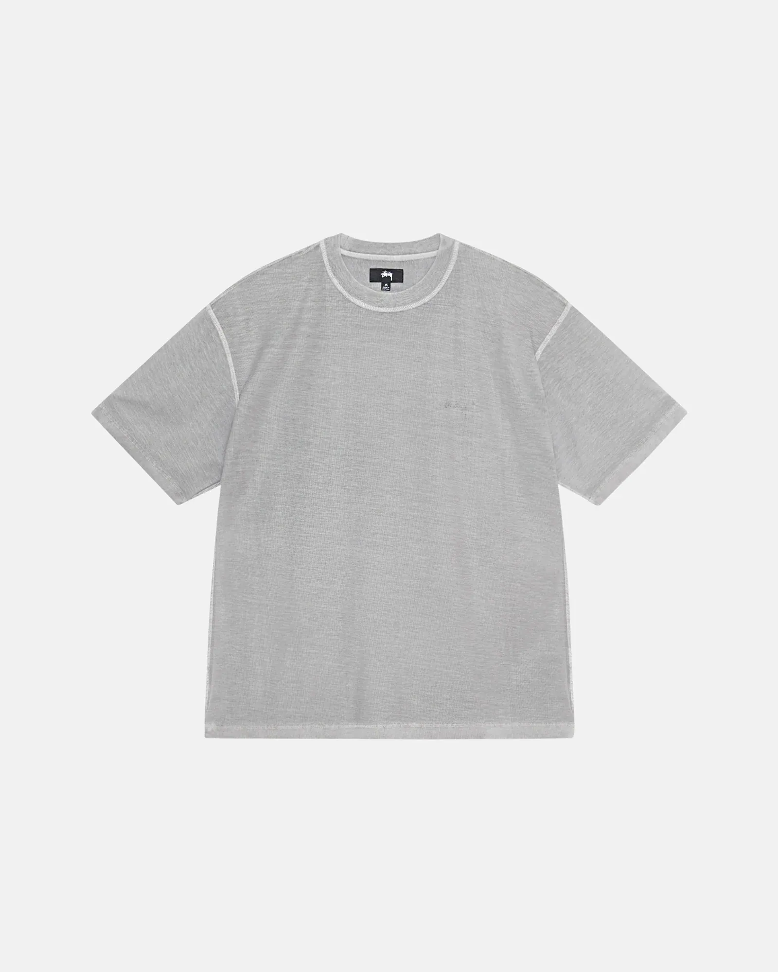 STUSSY LAZY TEE GREY STUSSY LAZY TEE GREY