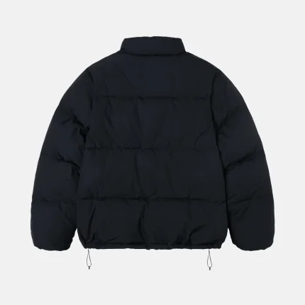STUSSY DOWN PUFFER NYLON BLACK