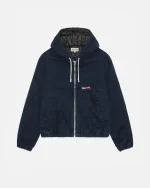 STUSSY WORK JACKET INSULATED CANVAS NAVY