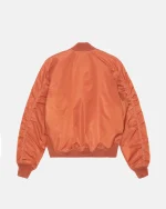 STUSSY BUILT REVERSIBLE BOMBER JACKET BRICK