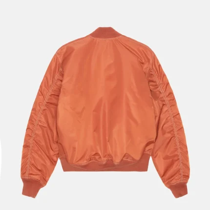 STUSSY BUILT REVERSIBLE BOMBER JACKET BRICK