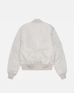 STUSSY BUILT REVERSIBLE BOMBER JACKET GREY