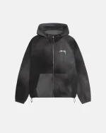 STUSSY BEACH SHELL WAVE DYE BLACK