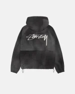 STUSSY BEACH SHELL WAVE DYE BLACK