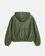 STUSSY WORK JACKET SHEARLING GREEN
