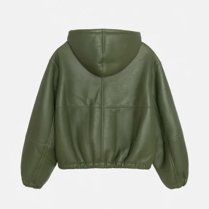 STUSSY WORK JACKET SHEARLING GREEN