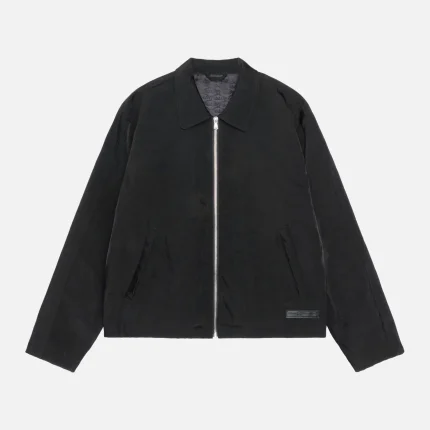 STUSSY SS LINK NYLON CLUB JACKET BLACK