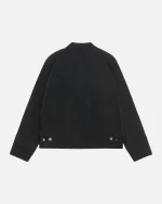 STUSSY SS LINK NYLON CLUB JACKET BLACK