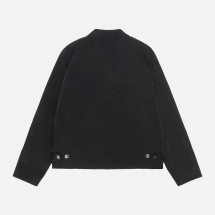 STUSSY SS LINK NYLON CLUB JACKET BLACK