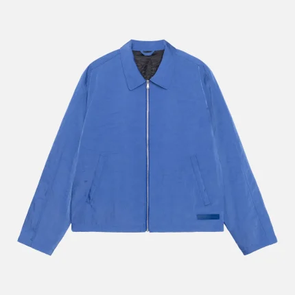 STUSSY SS LINK NYLON CLUB JACKET ROYAL