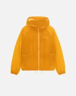 STUSSY BEACH SHELL TRANSPARENT RIPSTOP YELLOW