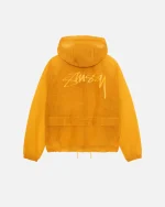 STUSSY BEACH SHELL TRANSPARENT RIPSTOP YELLOW