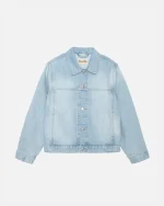 STUSSY TRUCKER JACKET DENIM LIGHT WASH