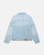 STUSSY TRUCKER JACKET DENIM LIGHT WASH