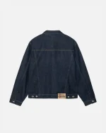 STUSSY TRUCKER JACKET DENIM NAVY