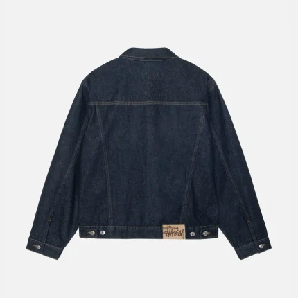 STUSSY TRUCKER JACKET DENIM NAVY