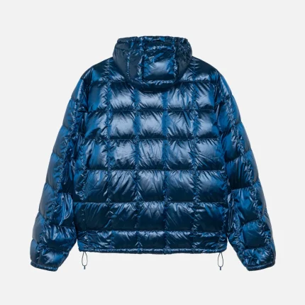 STUSSY MIDWEIGHT HOODED PUFFER ROYAL