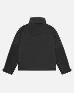 STUSSY SHORT MILITARY PARKA BLACK