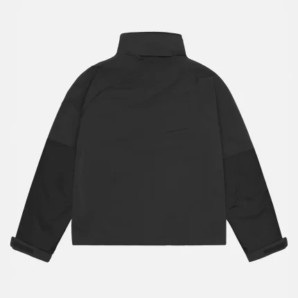 STUSSY SHORT MILITARY PARKA BLACK
