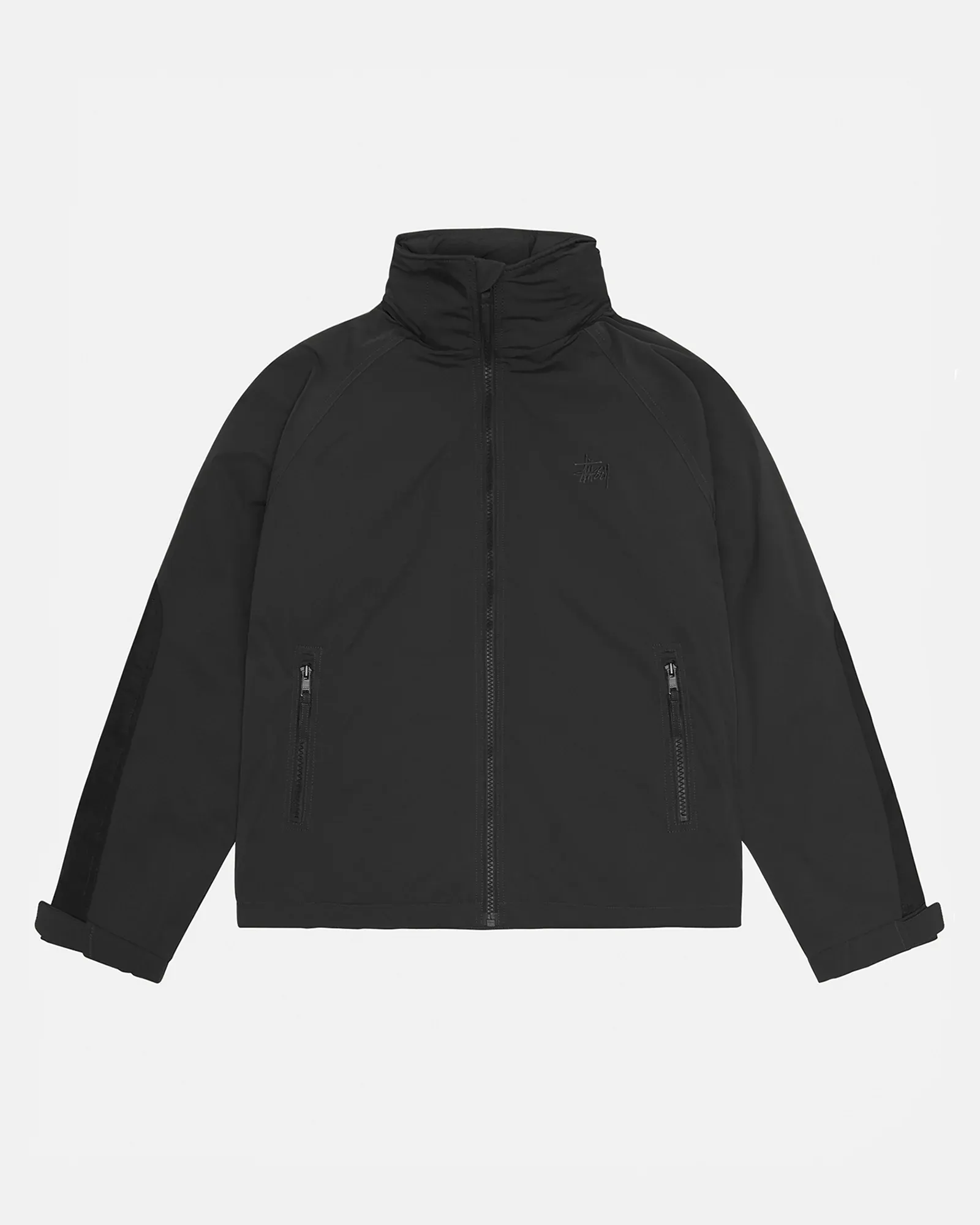 STUSSY SHORT MILITARY PARKA BLACK STUSSY SHORT MILITARY PARKA BLACK