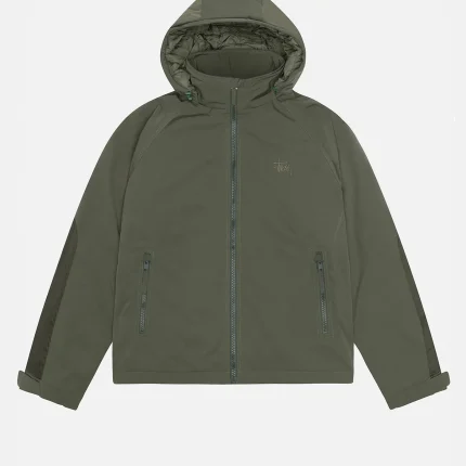 STUSSY SHORT MILITARY PARKA PINE