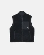 STUSSY SHERPA REVERSIBLE VEST