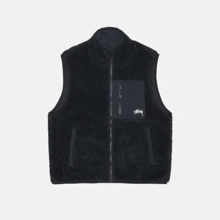 STUSSY SHERPA REVERSIBLE VEST