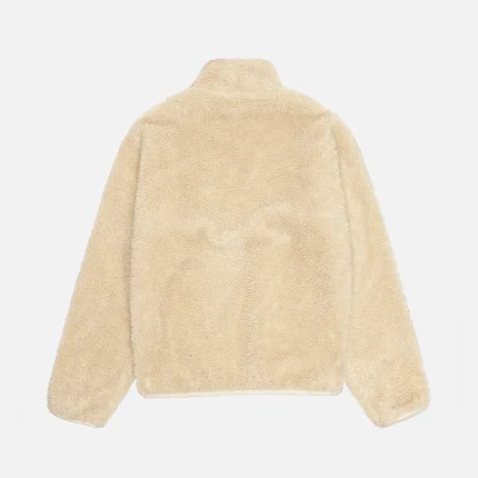 STUSSY SHERPA REVERSIBLE JACKET NATRUAL