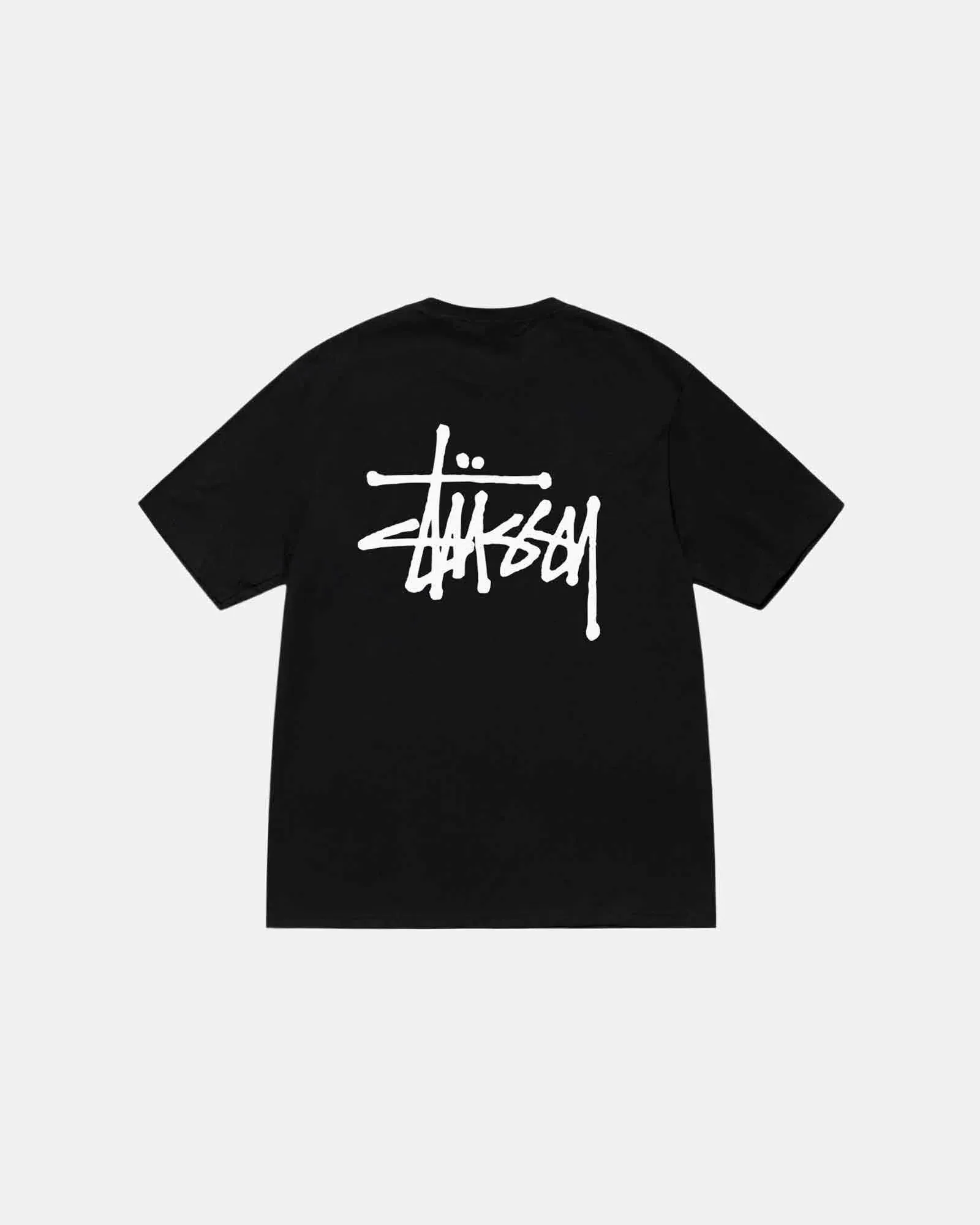STUSSY BASIC STÜSSY TEE BLACK STUSSY BASIC STÜSSY TEE BLACK