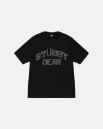 STÜSSY GEAR TEE BLACK
