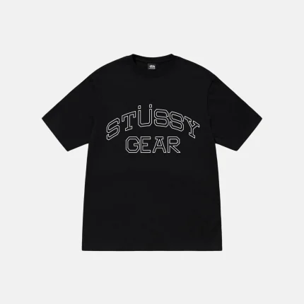 STÜSSY GEAR TEE BLACK