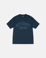 STÜSSY GEAR TEE NAVY