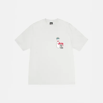 STUSSY KINGPIN TEE PIGMENT DYED NATRUAL