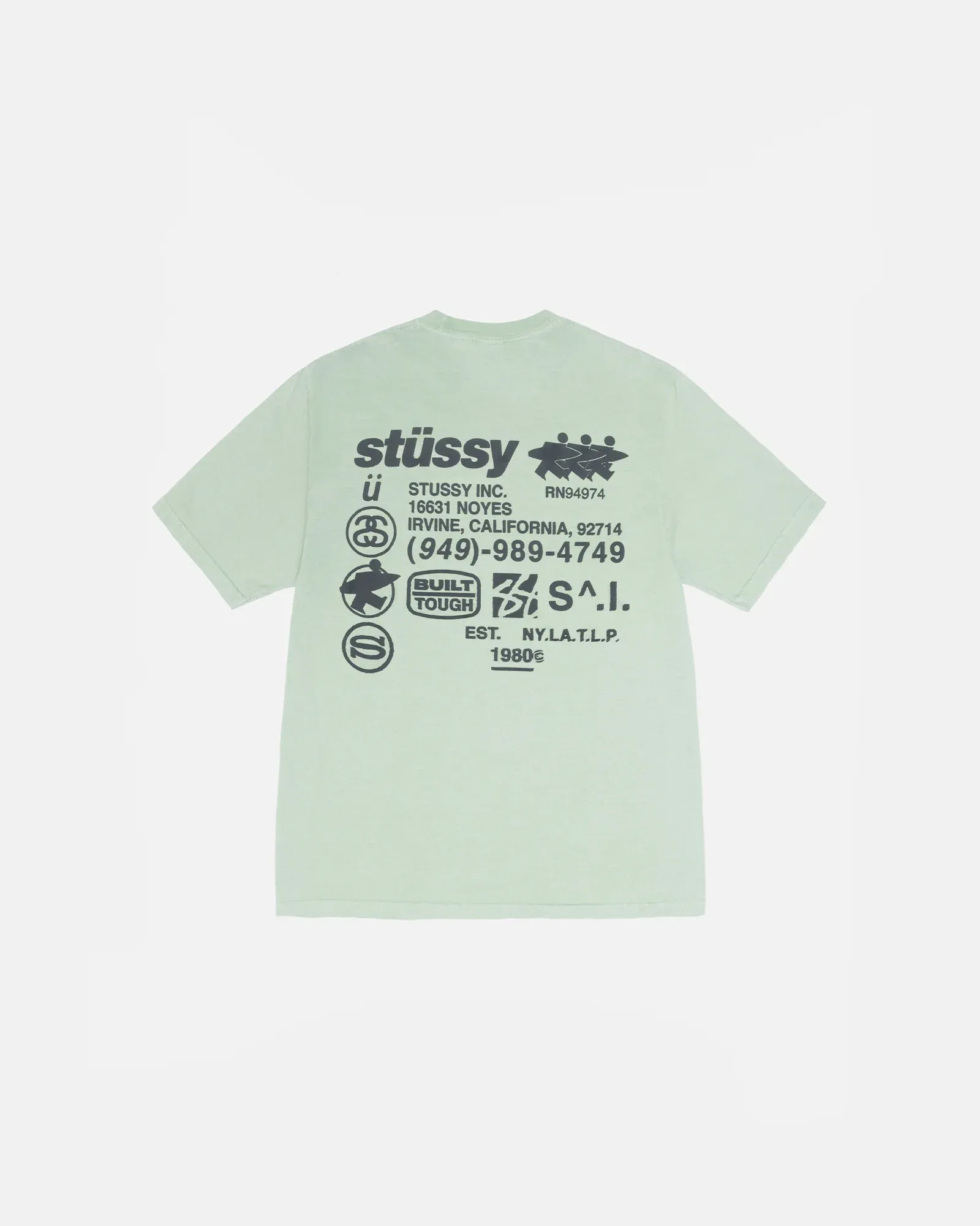 STUSSY DNA TEE PIGMENT DYED GARTIE STUSSY DNA TEE PIGMENT DYED GARTIE