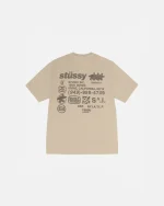 STUSSY DNA TEE PIGMENT DYED KHAKI