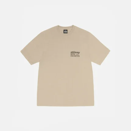 STUSSY DNA TEE PIGMENT DYED KHAKI