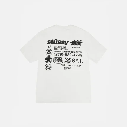STUSSY DNA TEE PIGMENT DYED NATRUAL