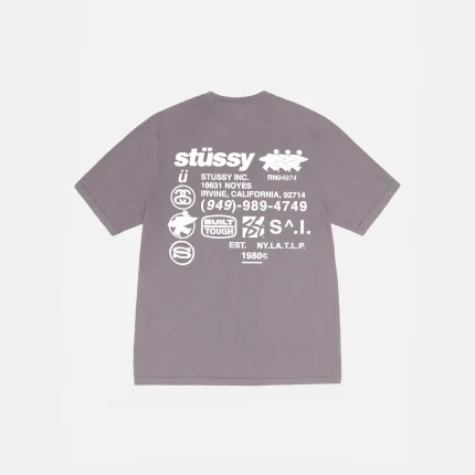 STUSSY DNA TEE PIGMENT DYED SHARK