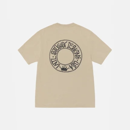 STUSSY BUANA TEE PIGMENT DYED KHAKI