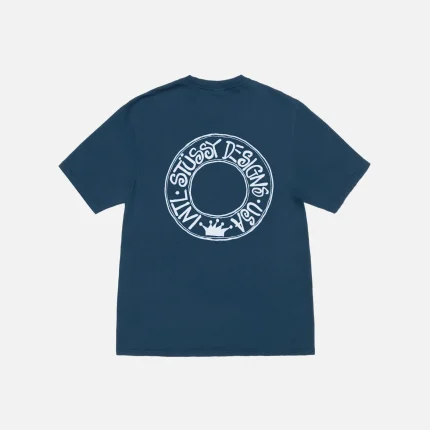 STUSSY BUANA TEE PIGMENT DYED NAVY