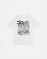 STUSSY CALIFORNIA GROWN TEE PIGMENT DYED NATRUAL