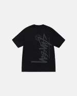 STUSSY BUANA STOCK TEE BLACK