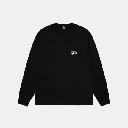 STUSSY BASIC STÜSSY LS TEE BLACK