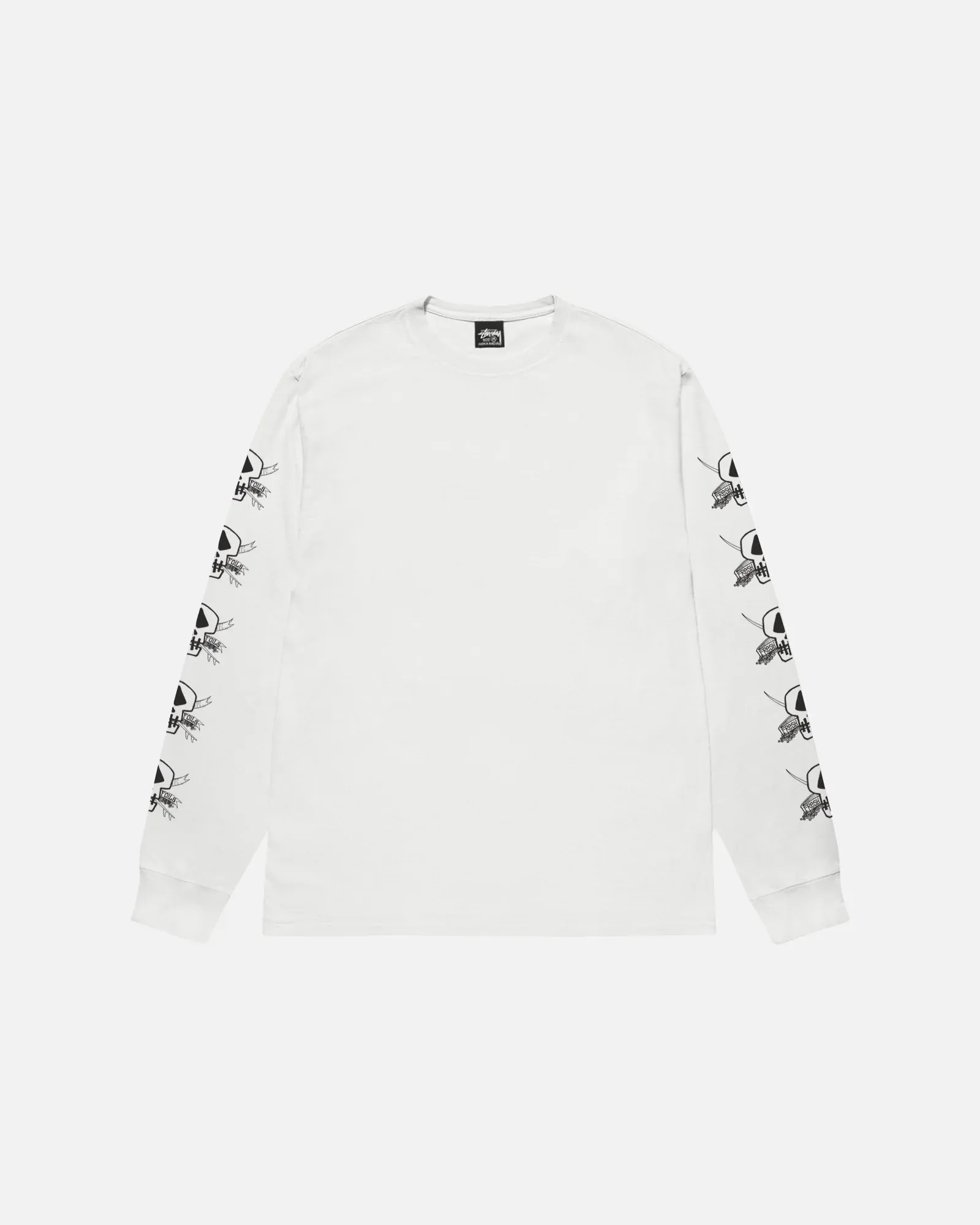 STUSSY FOILS LS TEE PIGMENT DYED NATRUAL STUSSY FOILS LS TEE PIGMENT DYED NATRUAL