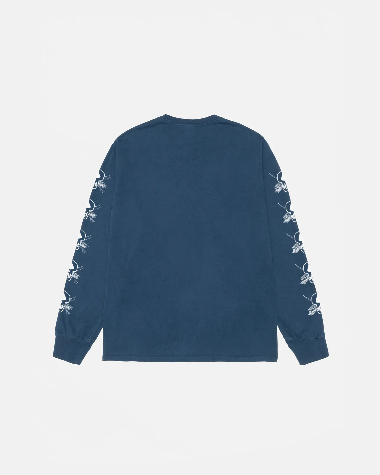 STUSSY FOILS LS TEE PIGMENT DYED NAVY STUSSY FOILS LS TEE PIGMENT DYED NAVY