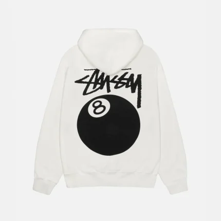 STUSSY 8 BALL HOODIE PIGMENT DYED NATRUAL