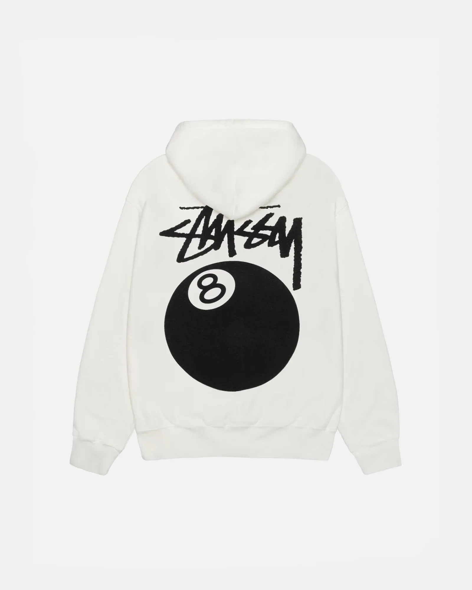 STUSSY 8 BALL HOODIE PIGMENT DYED NATRUAL STUSSY 8 BALL HOODIE PIGMENT DYED NATRUAL