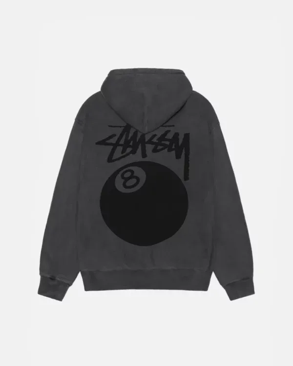 STUSSY 8 BALL HOODIE PIGMENT DYED STUSSY 8 BALL HOODIE PIGMENT DYED